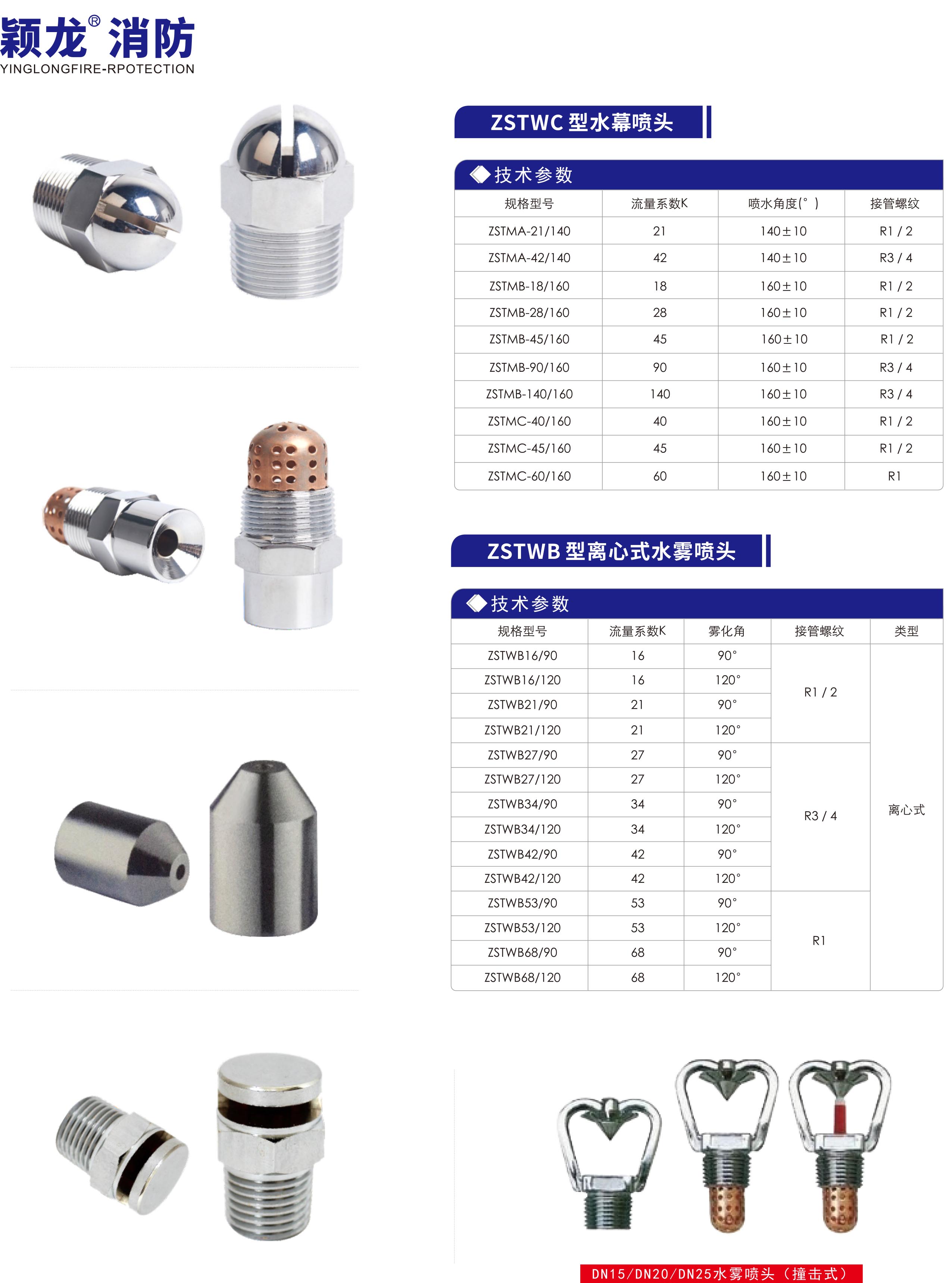 穎龍：噴頭系列